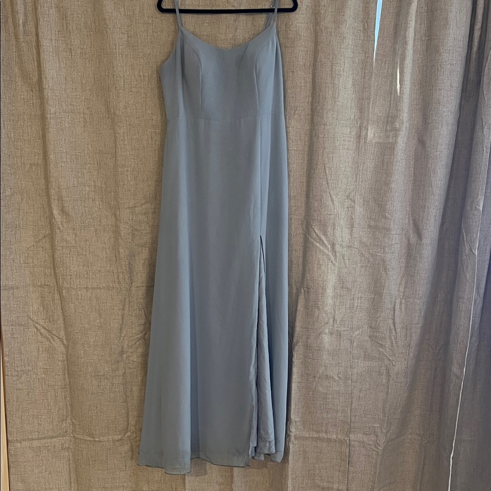 Azazie Light Blue Dress
